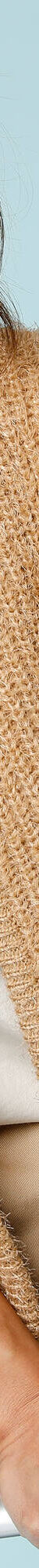 Gilet paletot Spécial Petites, maille poilue (beige) Gilet paletot Spécial Petites, maille poilue (beige)